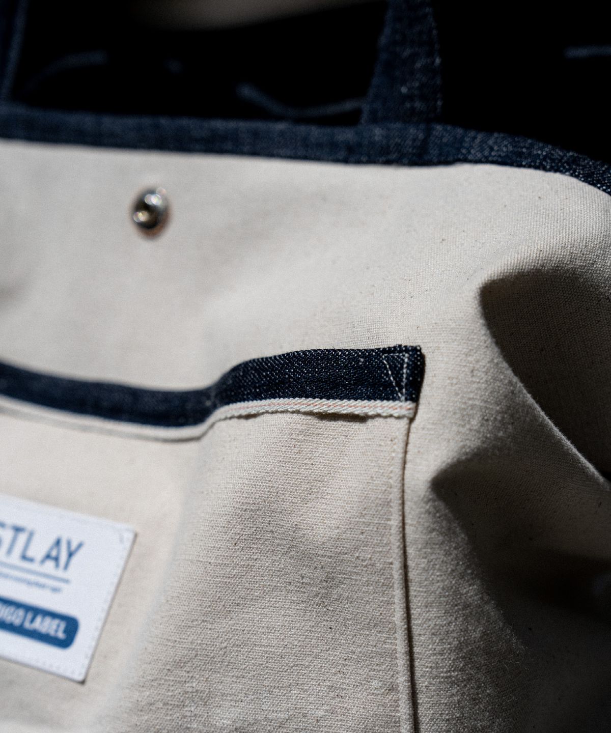 아스트레이(ASTLAY) Stella Selvedge Nep Denim Reversible  3Way Bag