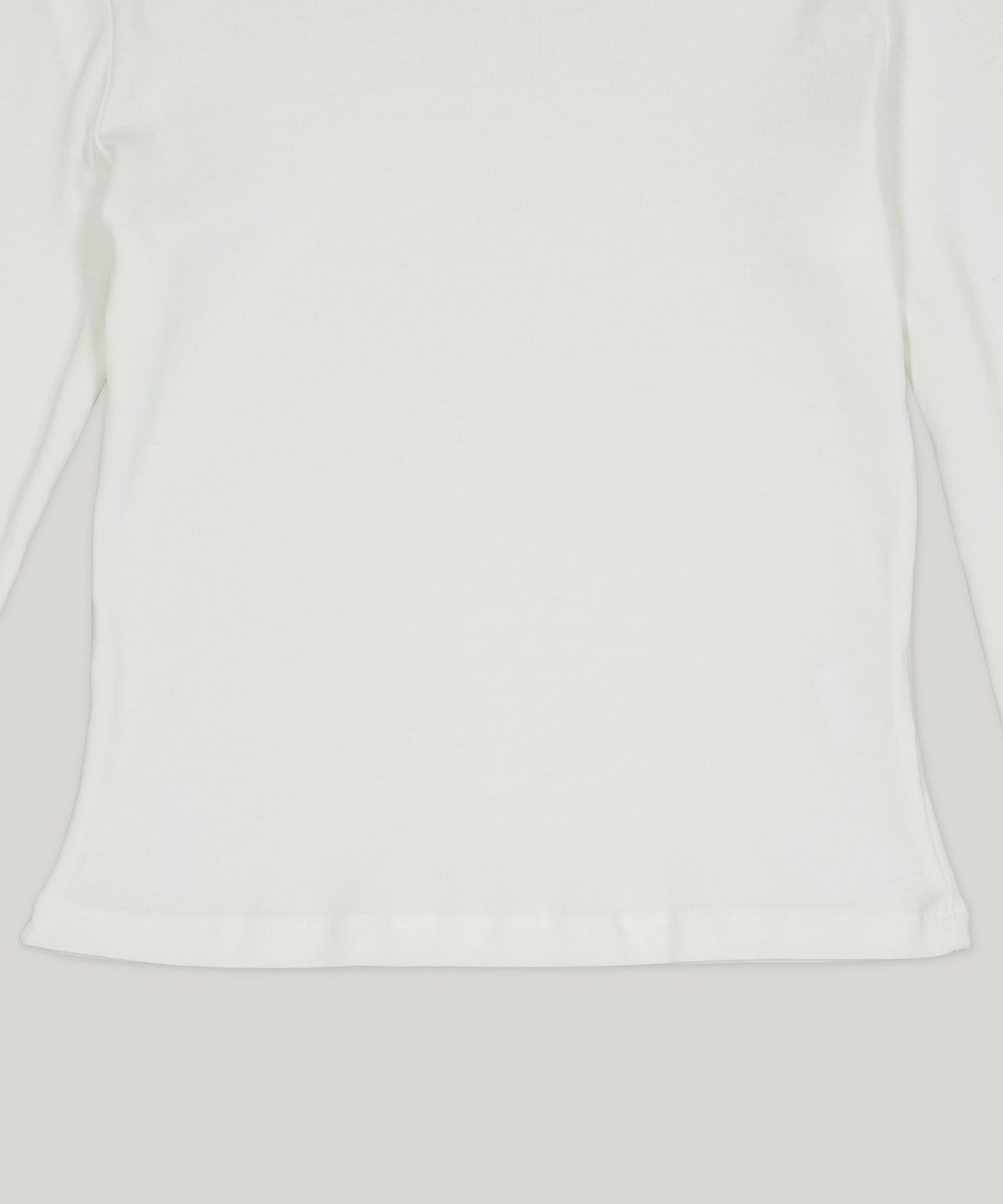 아더이지(OTHER EASY) silhouette long-sleeve t-shirt (ivory)