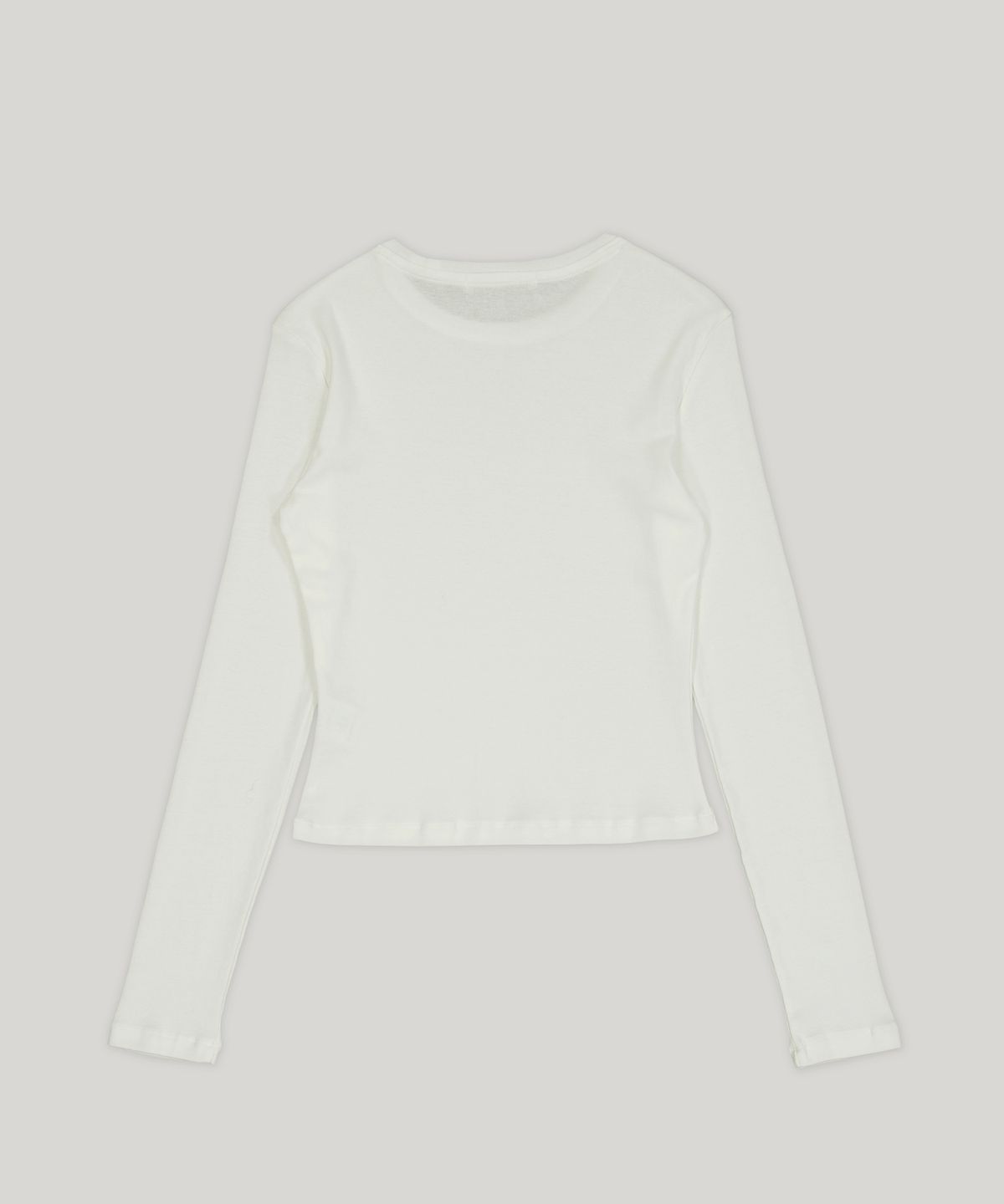 아더이지(OTHER EASY) silhouette long-sleeve t-shirt (ivory)