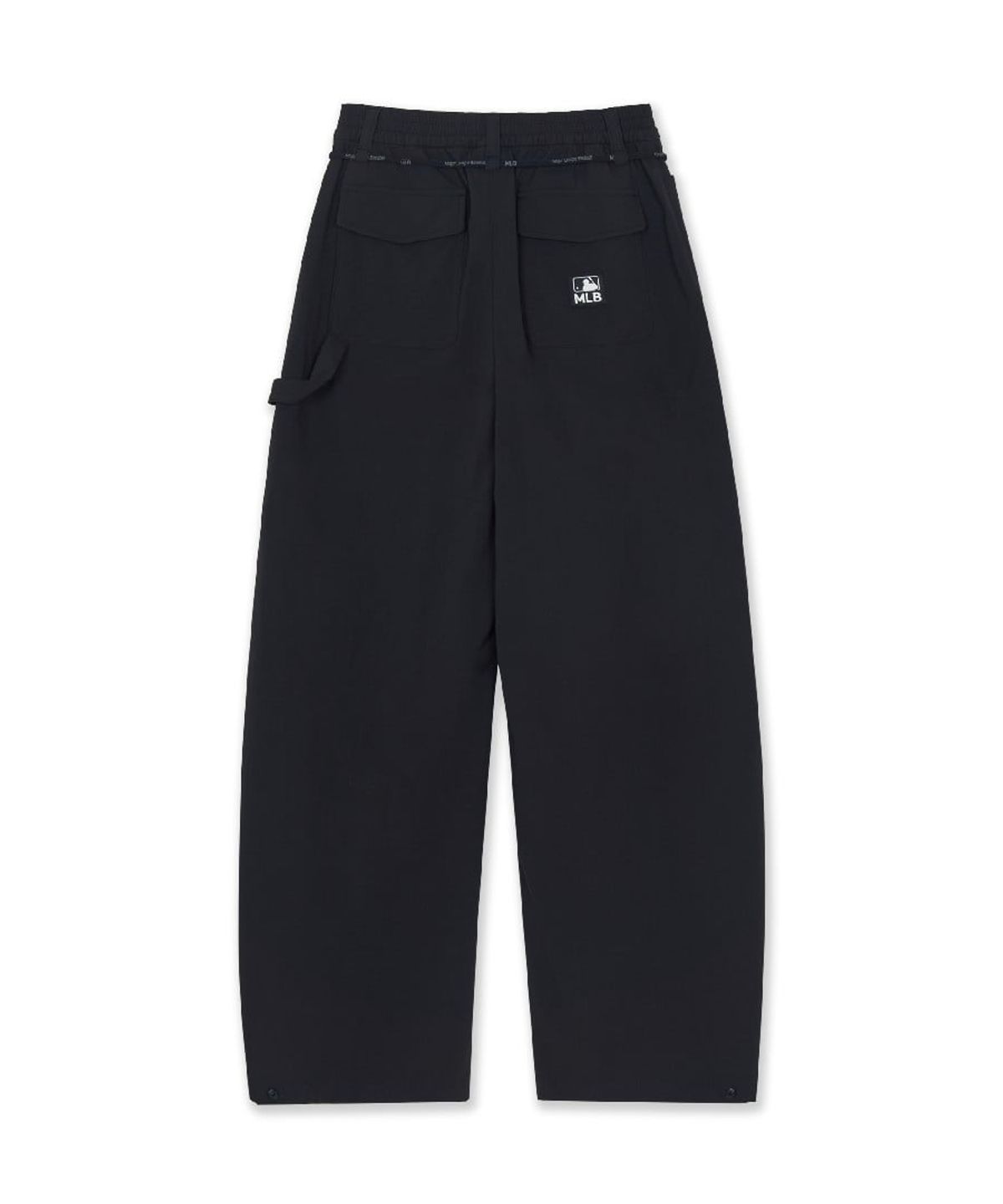 엠엘비(MLB) 여성 코튼터치 스트링 커브드 와이드 팬츠 NY (Black)