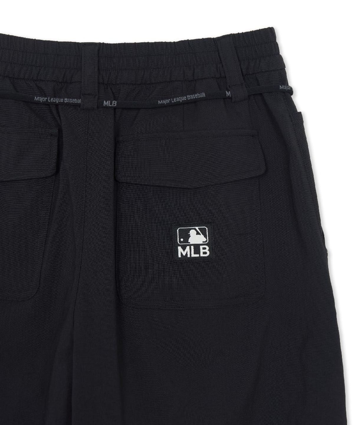 엠엘비(MLB) 여성 코튼터치 스트링 커브드 와이드 팬츠 NY (Black)