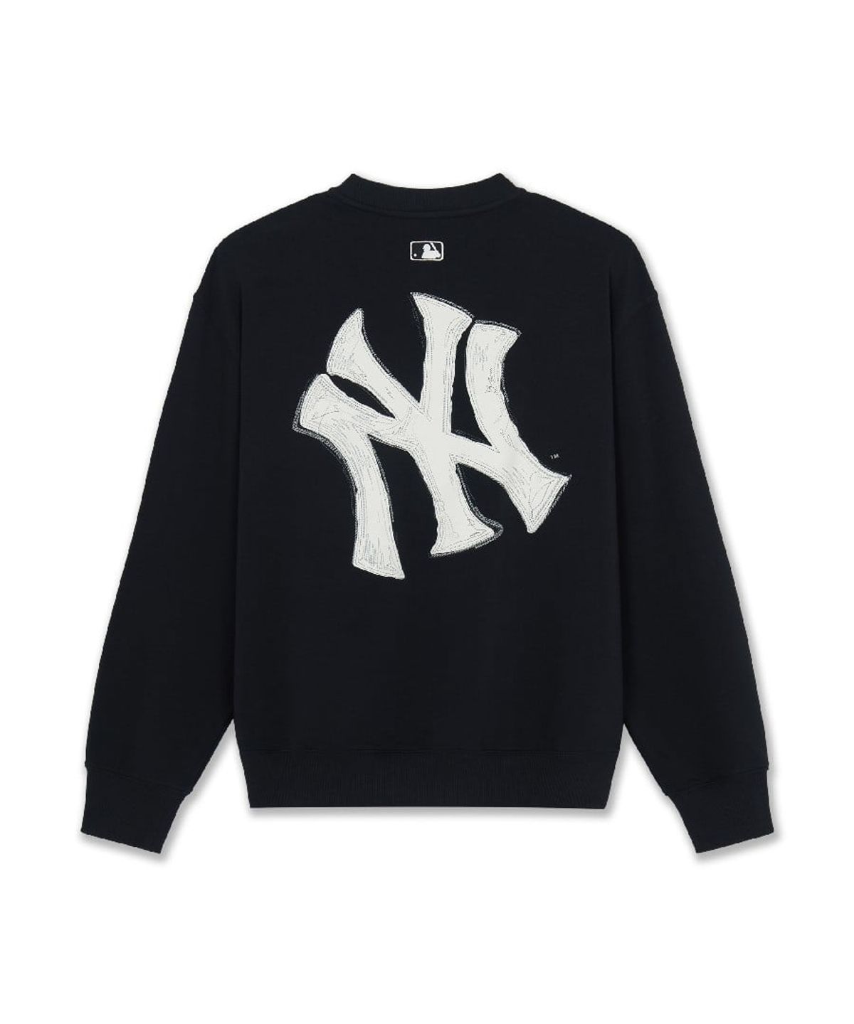 엠엘비(MLB) 베이직 스트릿 메가로고 맨투맨 NY (Black)
