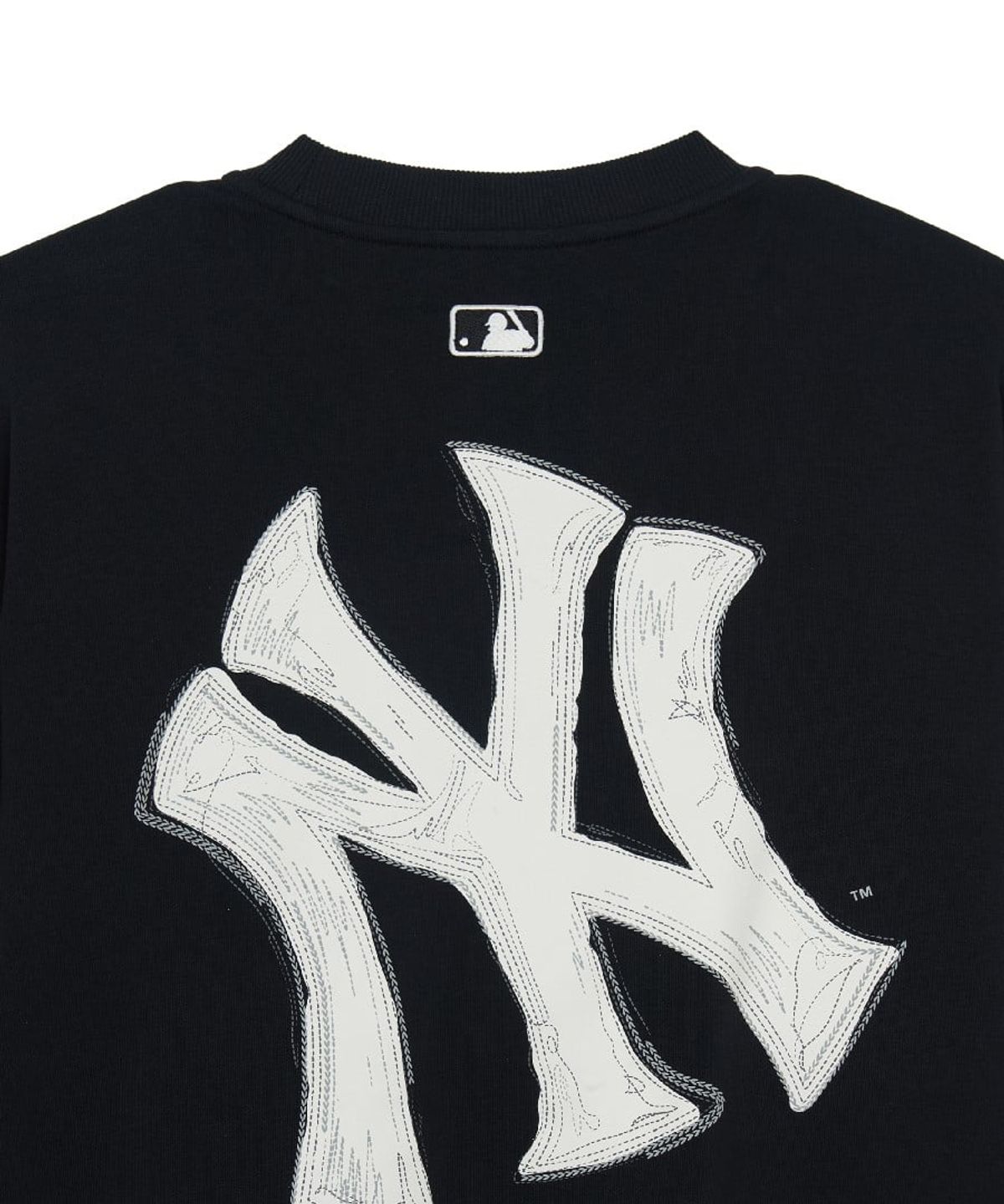 엠엘비(MLB) 베이직 스트릿 메가로고 맨투맨 NY (Black)