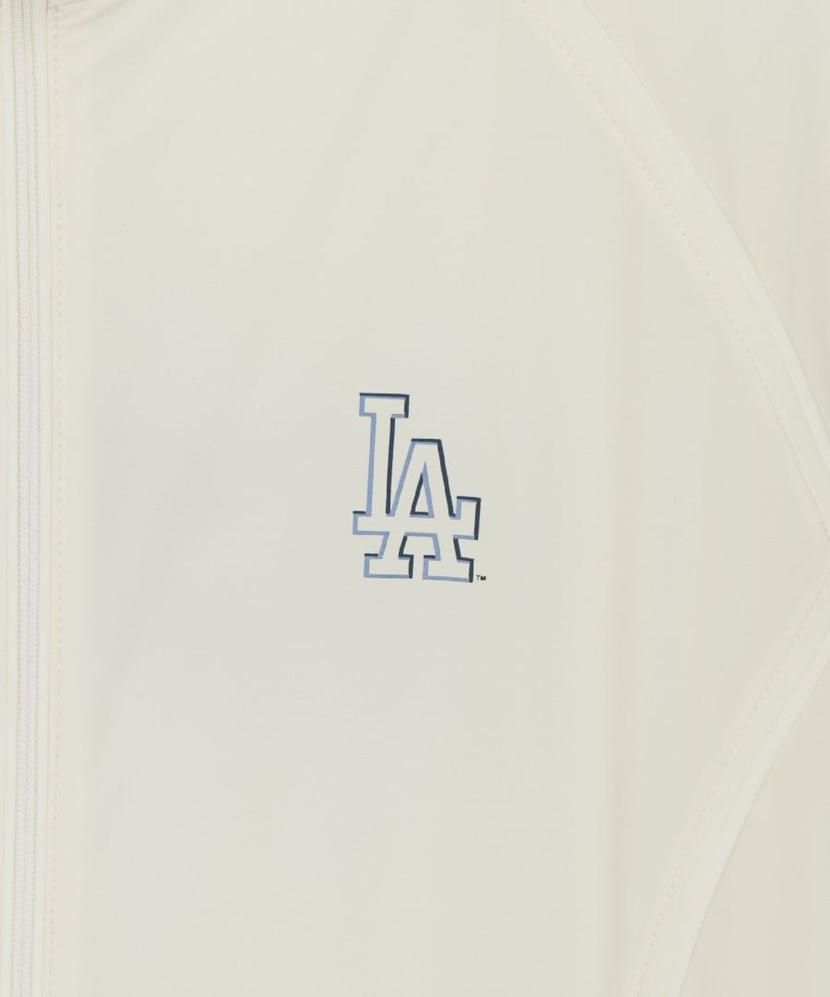 엠엘비(MLB) 여성 바시티 스포티브 크롭 바람막이 LA (Cream)