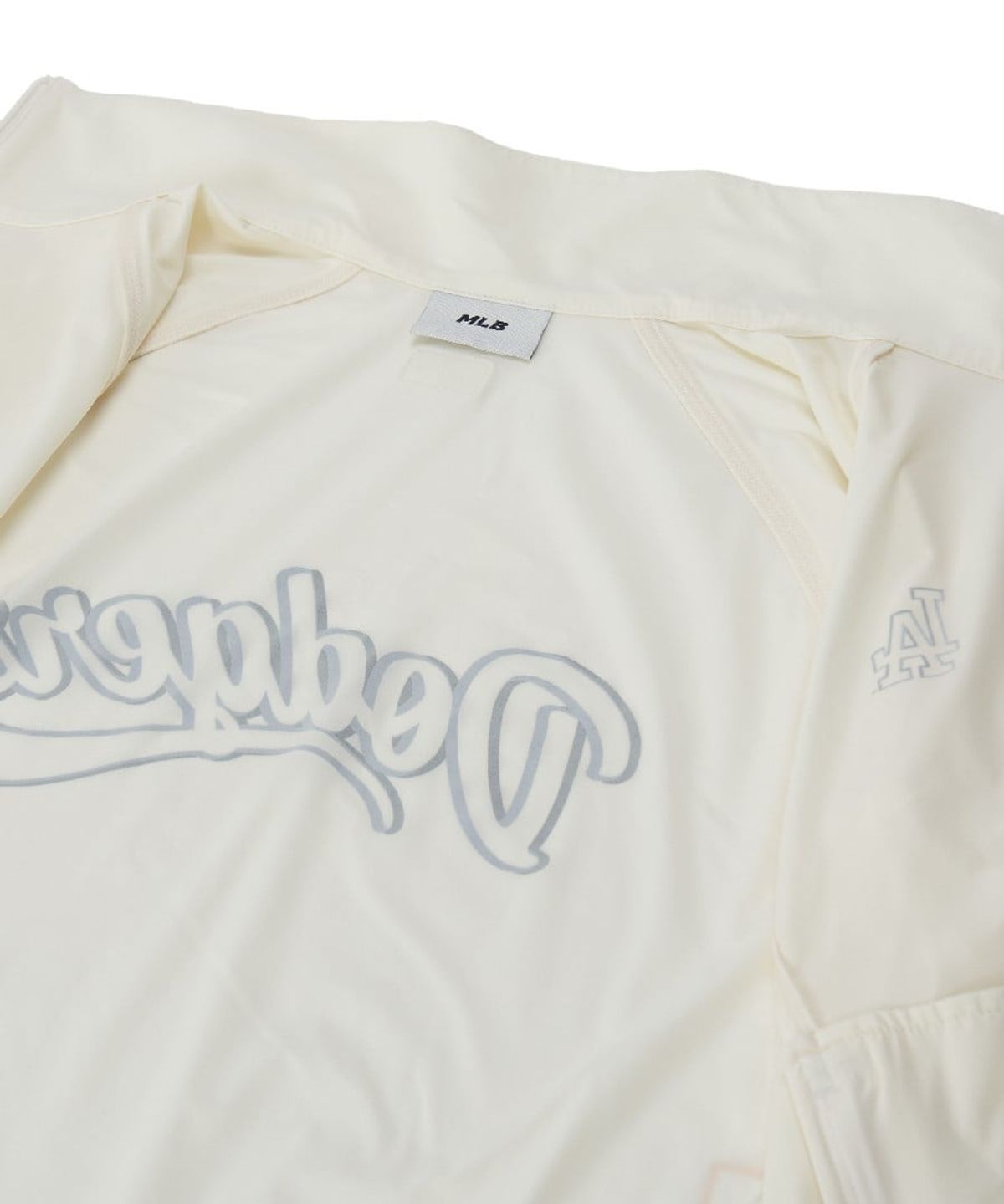 엠엘비(MLB) 여성 바시티 스포티브 크롭 바람막이 LA (Cream)