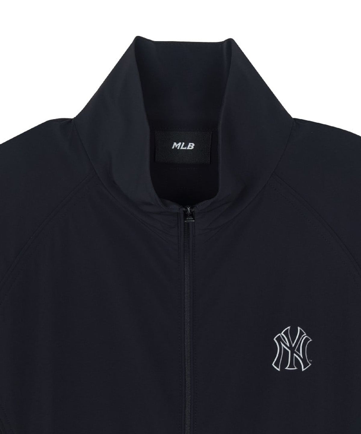 엠엘비(MLB) 여성 바시티 스포티브 크롭 바람막이 NY (Black)