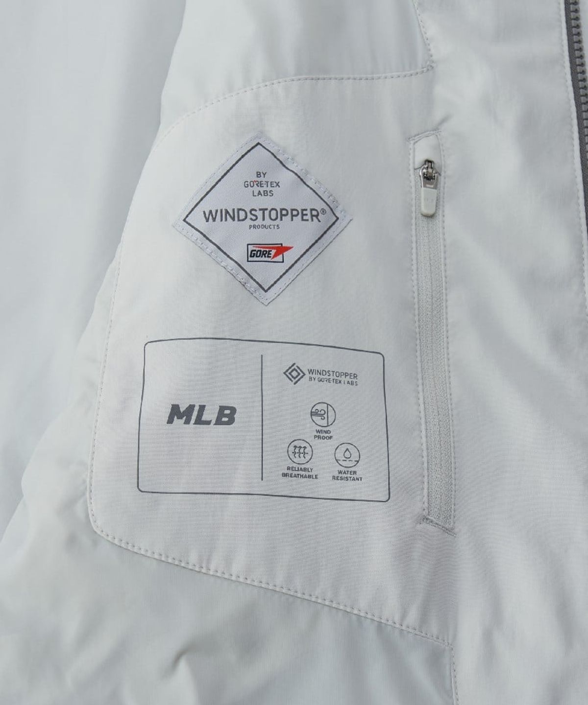 엠엘비(MLB) 고어 윈드스토퍼 2L 바람막이 NY (Ptn.Cream)