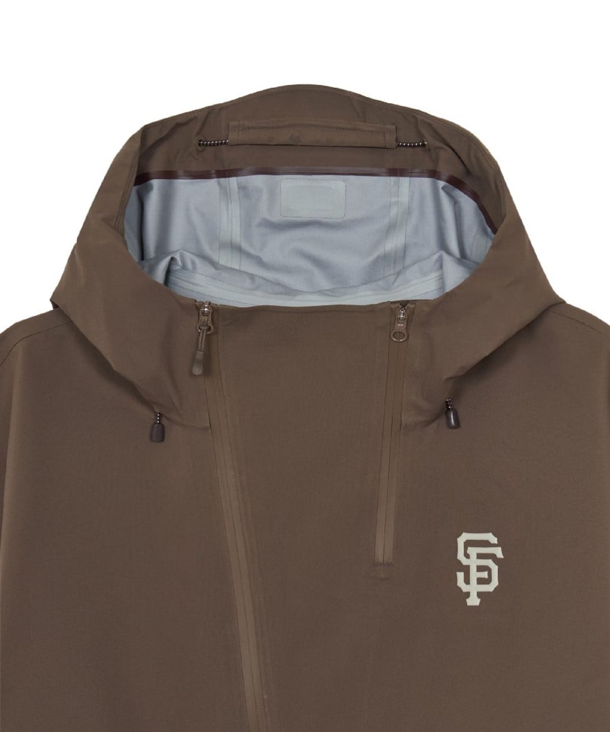 엠엘비(MLB) 여성 고프코어 사선 지퍼 3L 바람막이 SF (Ptn.Brown)