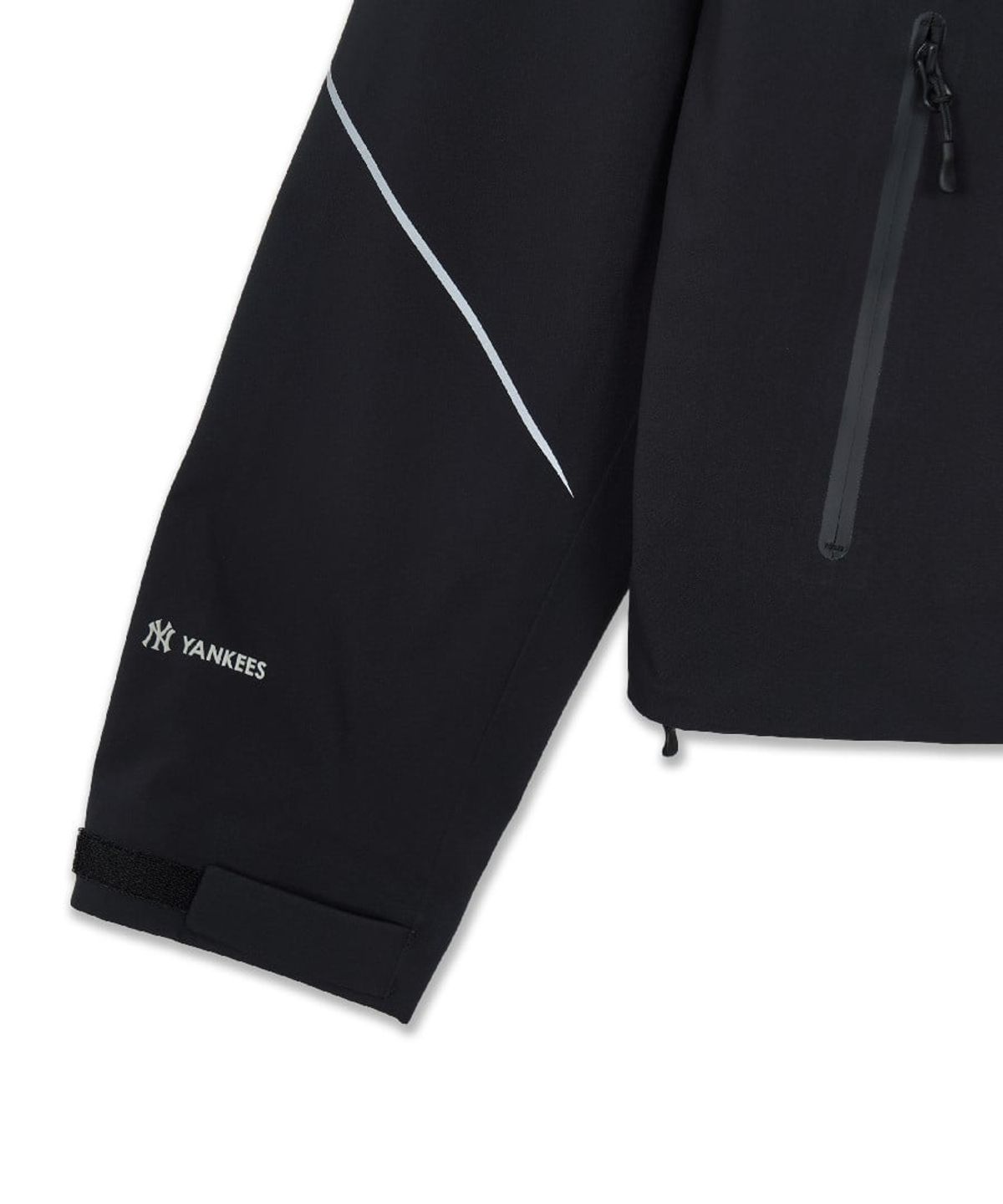엠엘비(MLB) 여성 고프코어 사선 지퍼 3L 바람막이 NY (Black)