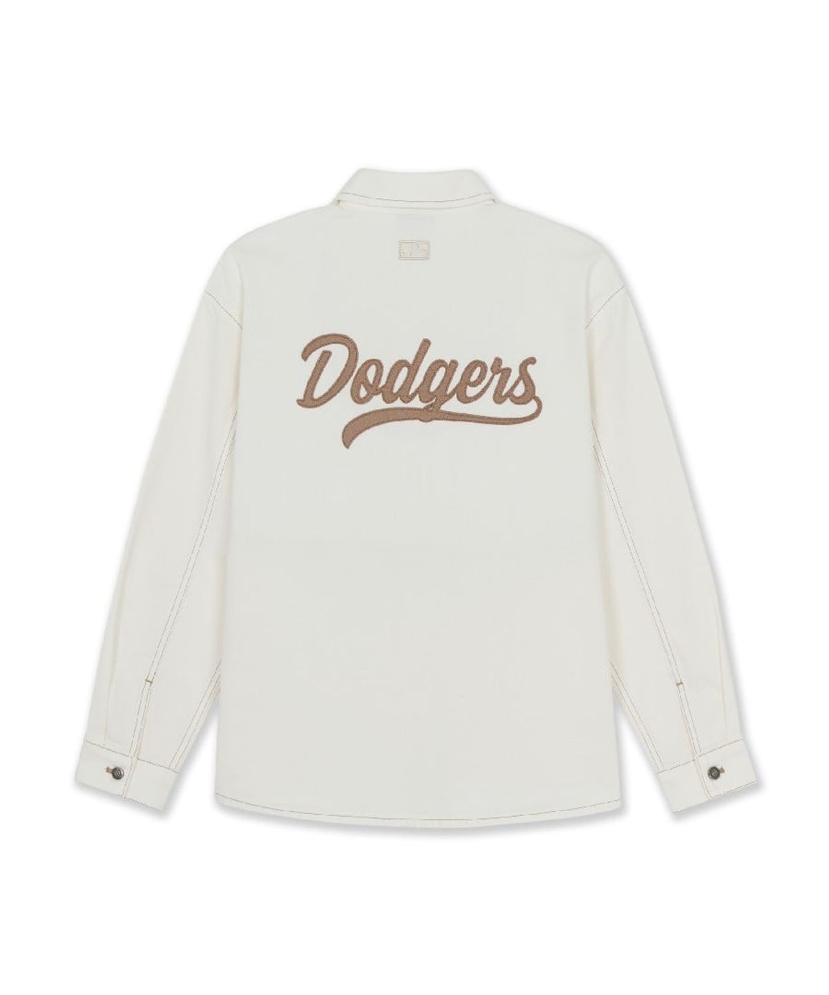 엠엘비(MLB) 바시티 로고 데님셔츠 LA (Ivory)