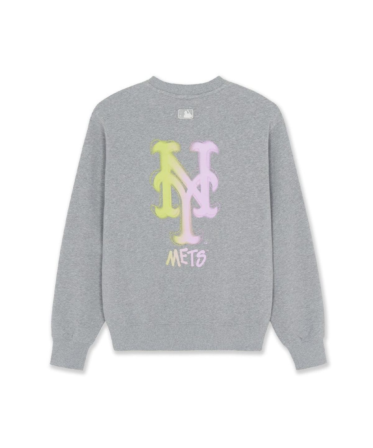 엠엘비(MLB) 베이직 스트릿 컬러풀 엠트릿 맨투맨 NYM (Melange Grey)