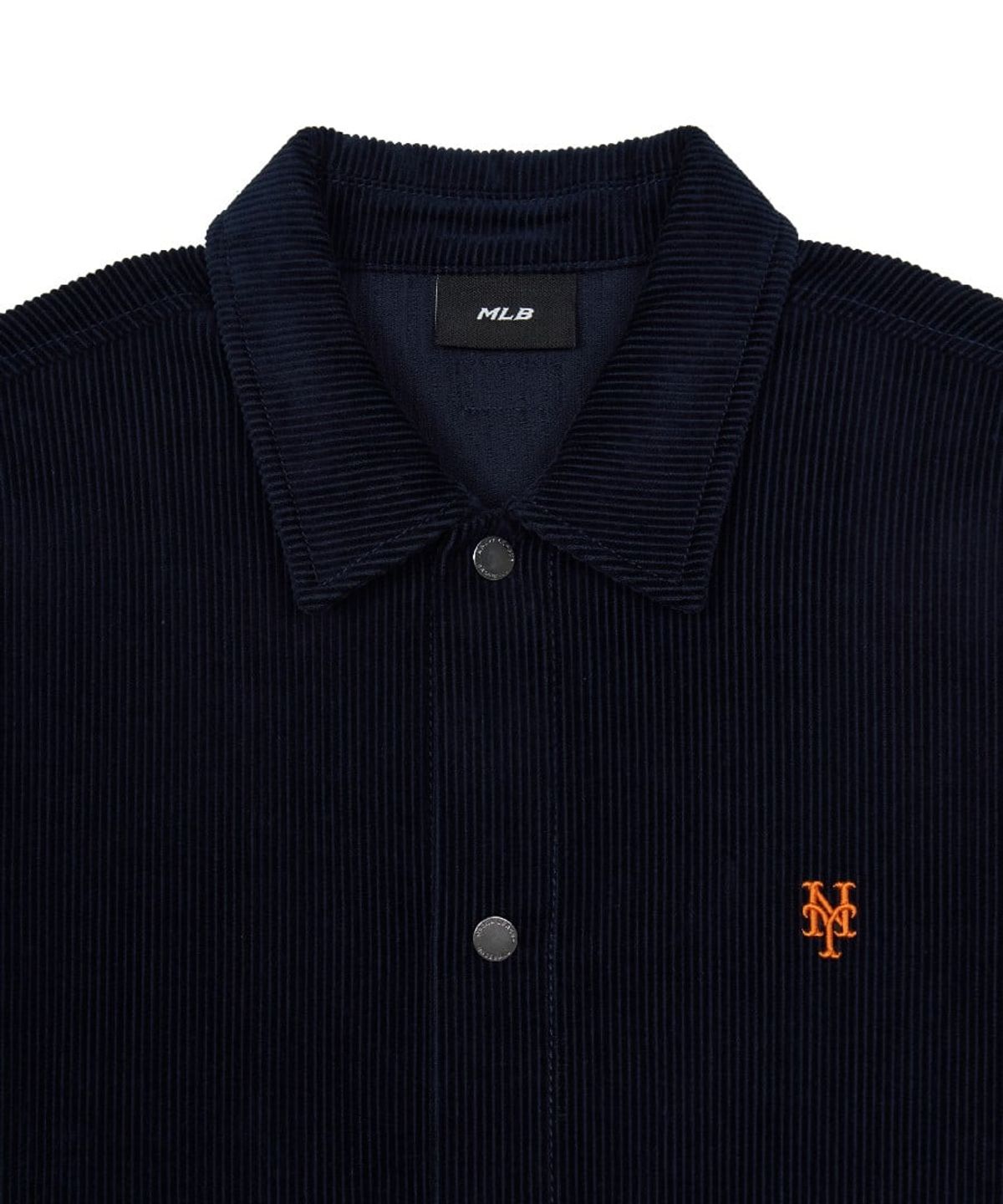 엠엘비(MLB) 베이직 스몰로고 코듀로이 셔츠 NYM (D.Navy)