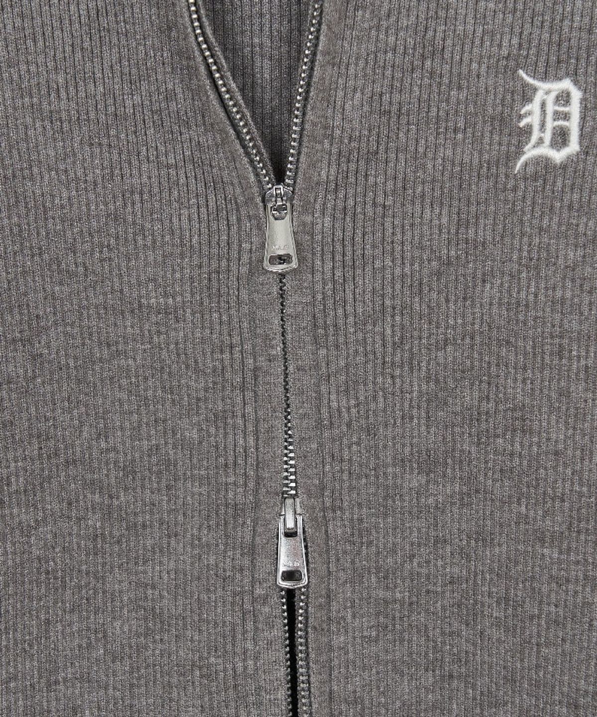 엠엘비(MLB) 여성 베이직 립 집업 가디건 DET (Melange Grey)