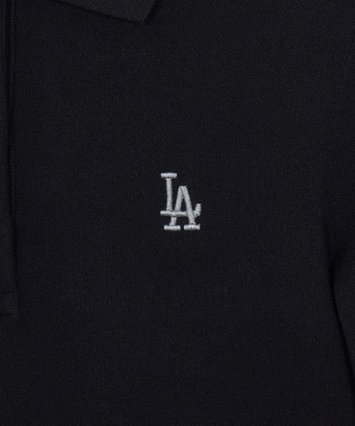 엠엘비(MLB) 여성 베이직 폴로 스웨터 풀오버 LA (Black)