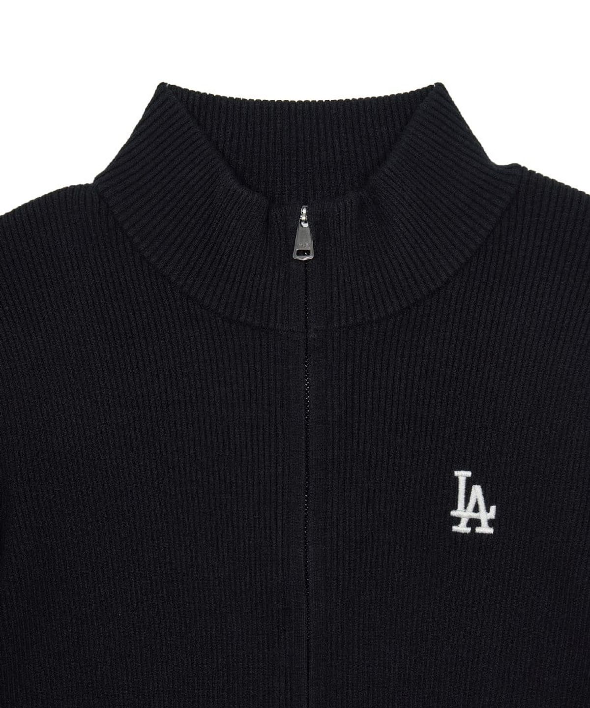 엠엘비(MLB) 여성 베이직 립 집업 가디건 LA (Black)
