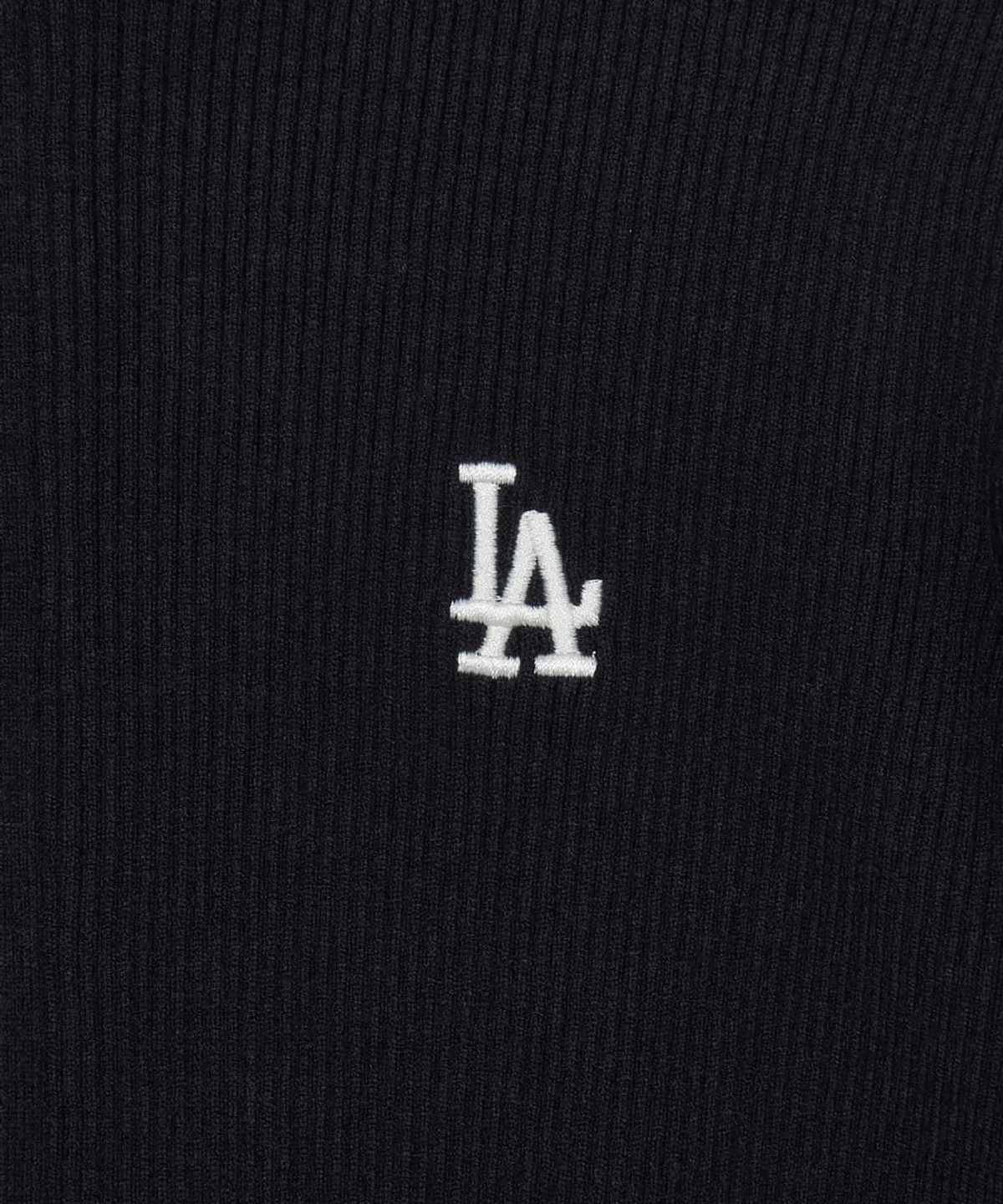 엠엘비(MLB) 여성 베이직 립 집업 가디건 LA (Black)