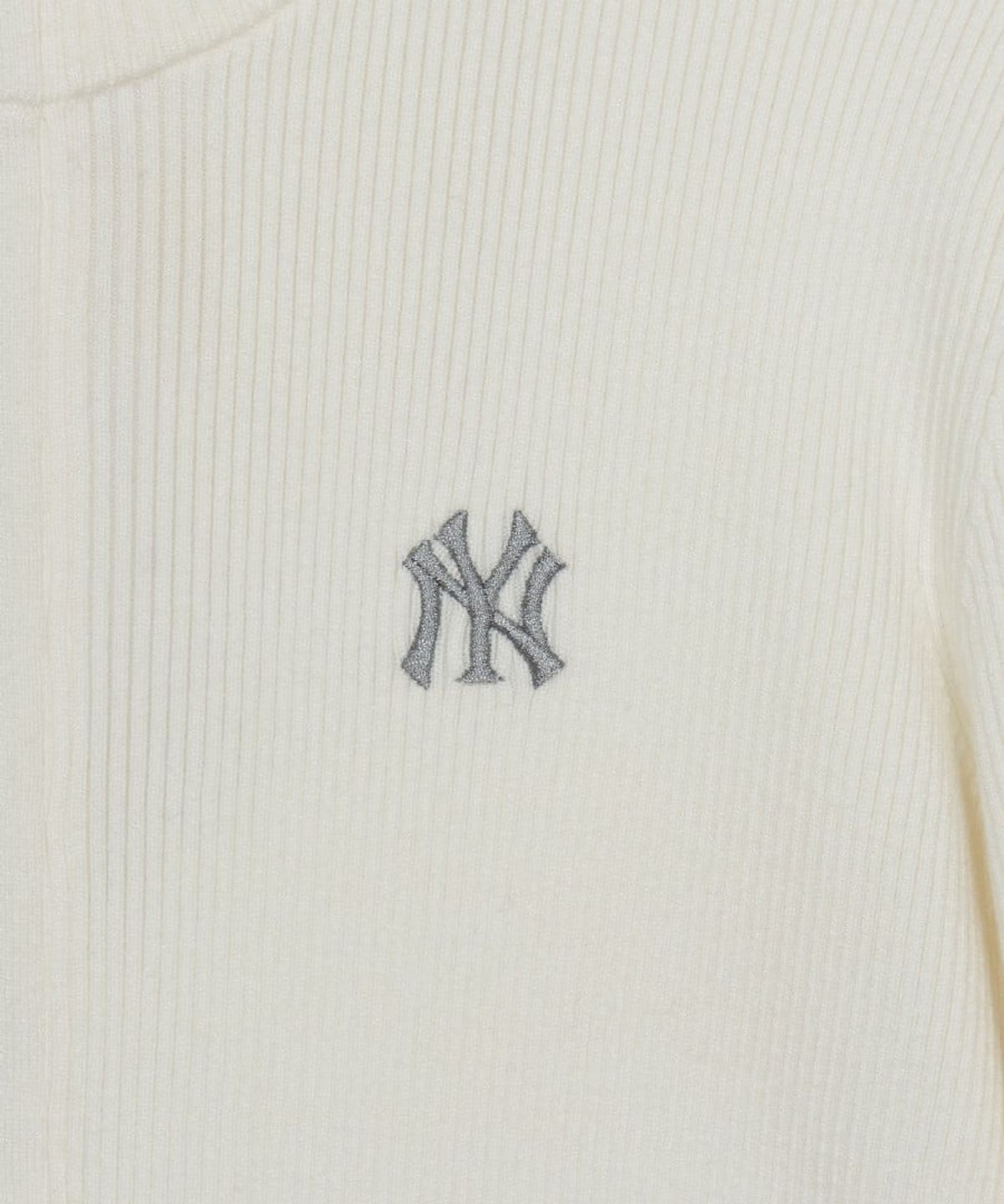 엠엘비(MLB) 여성 베이직 립 집업 가디건 NY (Cream)