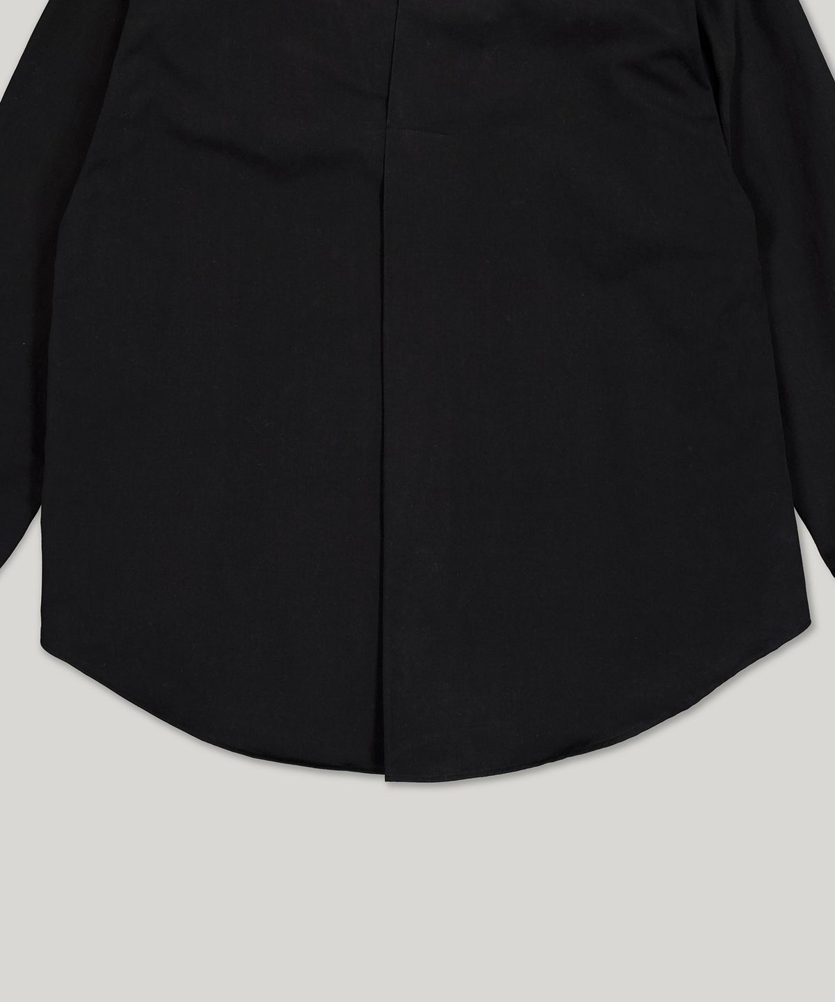 아더이지(OTHER EASY) drape pop-over shirts (black)