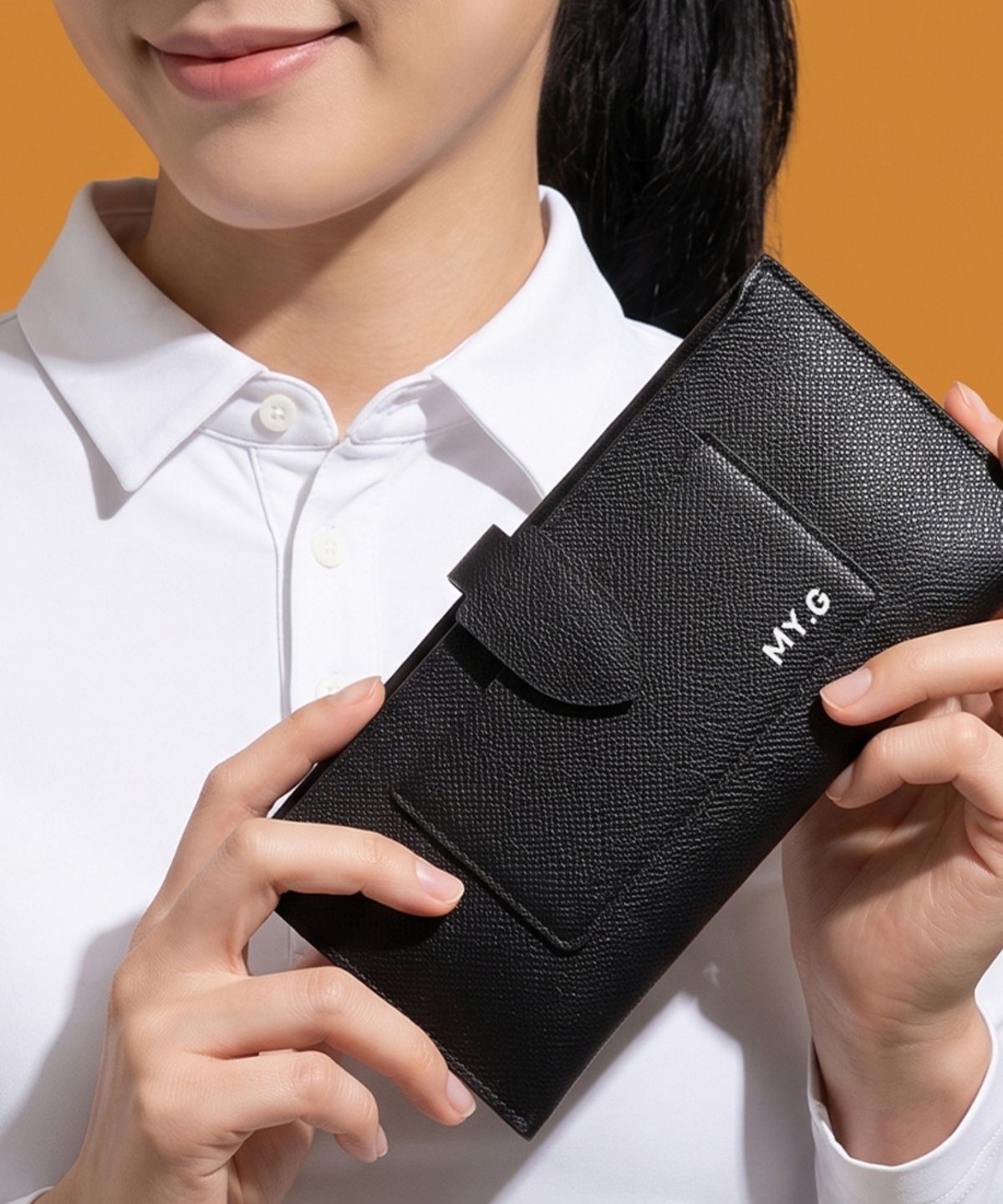 헤르만(HERMANN) 비비드 가죽 장지갑 골프 EOTG 롱월렛 Golf Long Wallet