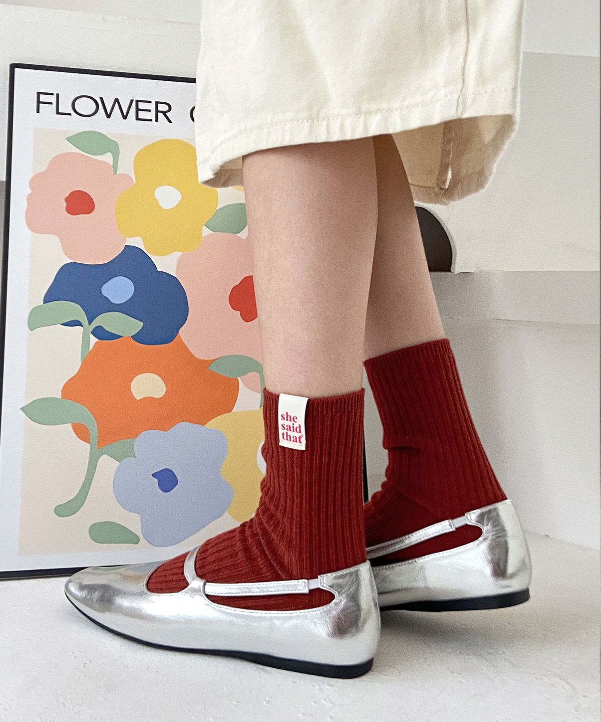 엔젤삭스(ANGEL SOCKS) [2 PACK] ARKVE 옆탭 골지 니트 여성 여자 패션 양말 SOCKS