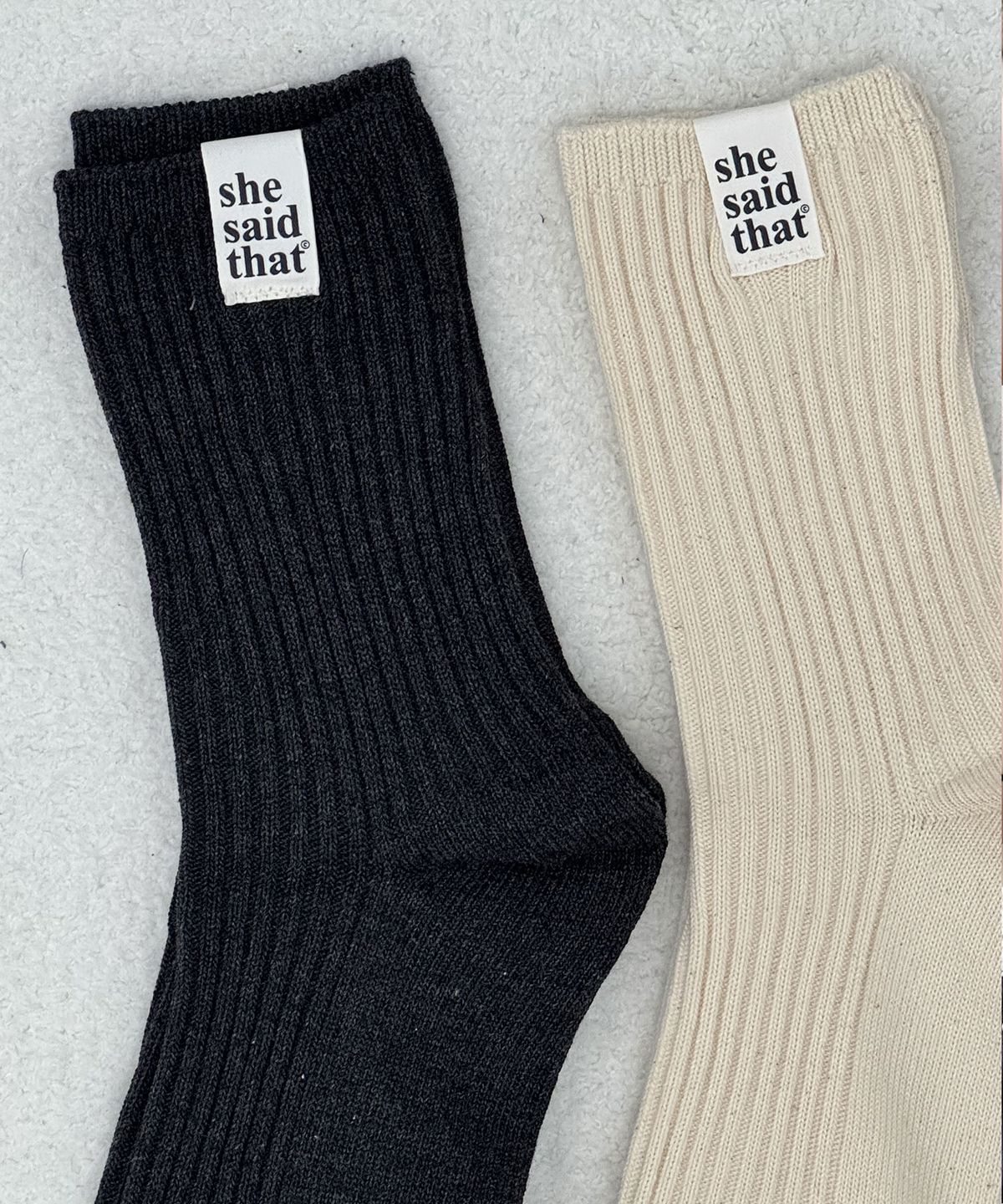 엔젤삭스(ANGEL SOCKS) [2 PACK] ARKVE 옆탭 골지 니트 여성 여자 패션 양말 SOCKS