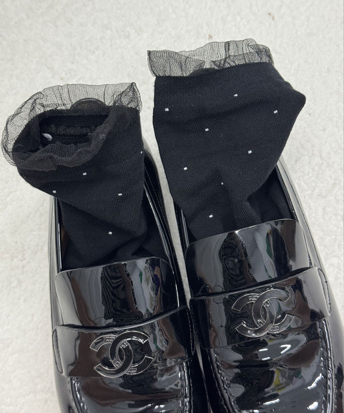 엔젤삭스(ANGEL SOCKS) [2 PACK] ARKVE 도트 레이스 땡땡이 패션 여성 여자 브랜드 양말