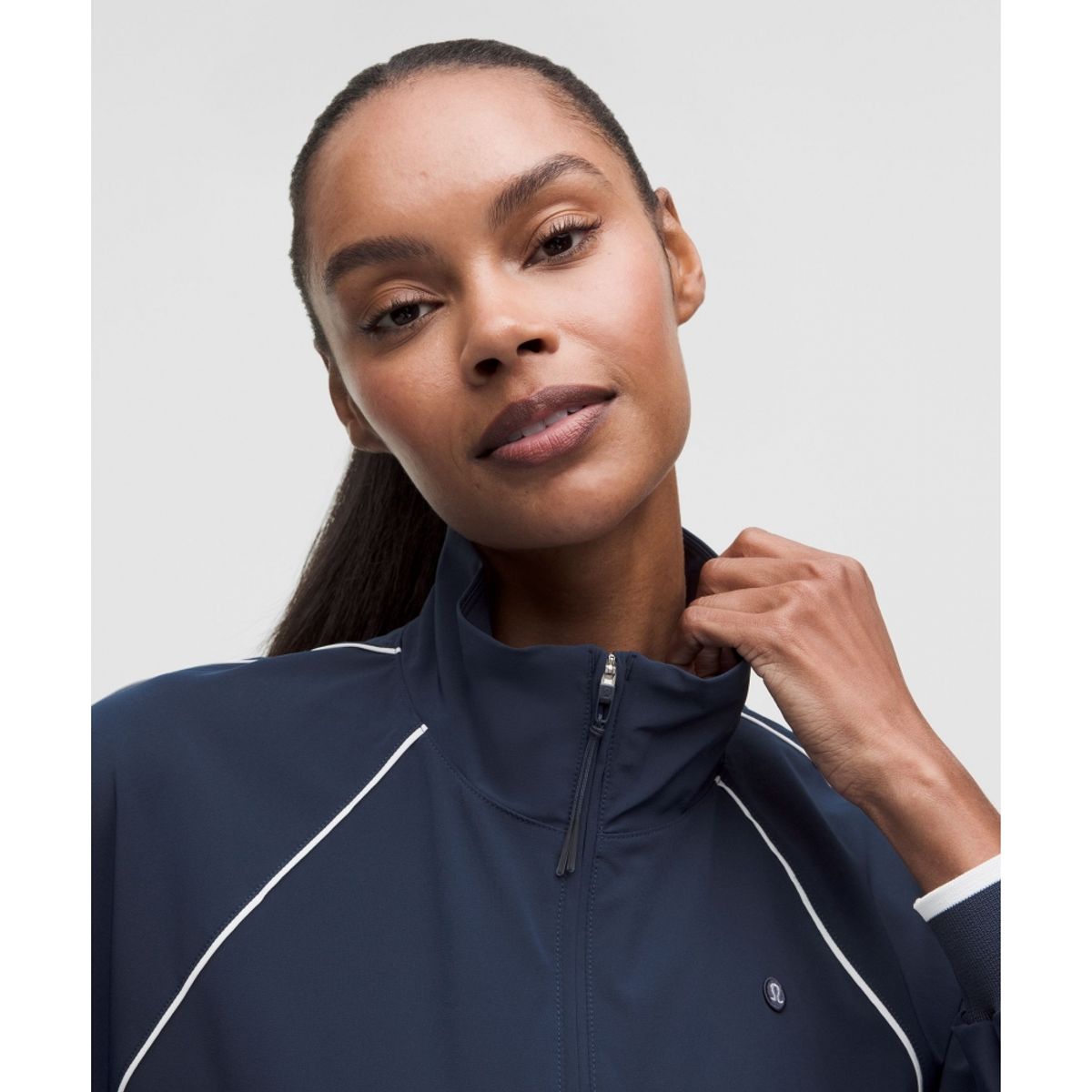 룰루레몬(LULULEMON) 라이트웨이트 우븐 골프 재킷  CLBL WHT