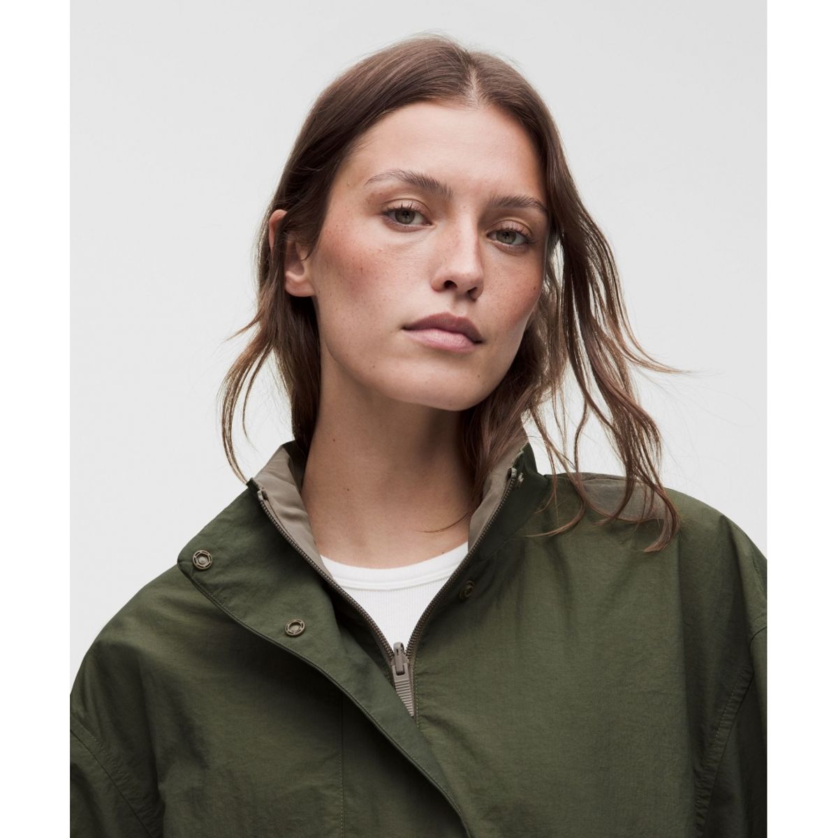 룰루레몬(LULULEMON) 오버사이즈드 신치 헴 리버서블 재킷  DPFT CYFR