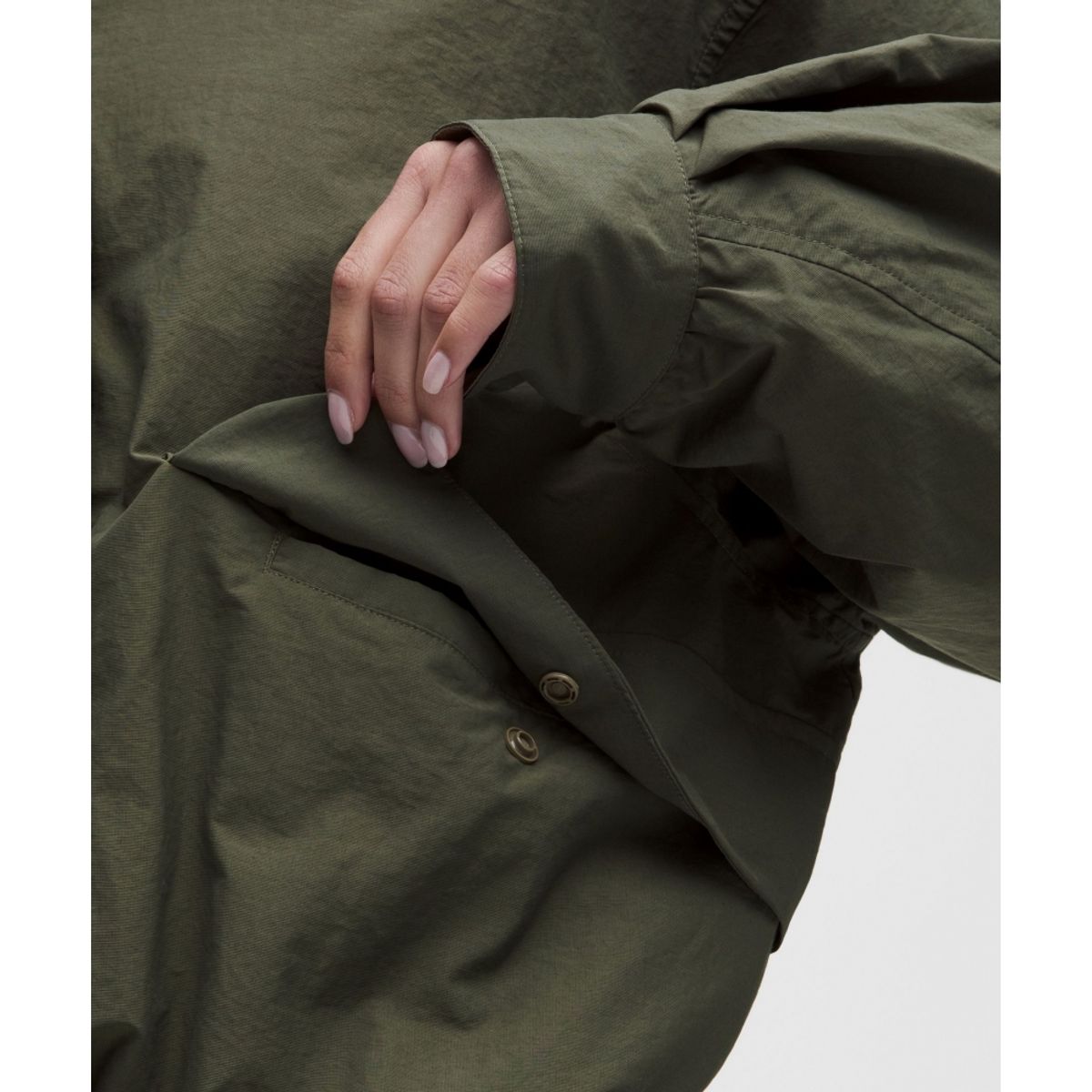 룰루레몬(LULULEMON) 오버사이즈드 신치 헴 리버서블 재킷  DPFT CYFR
