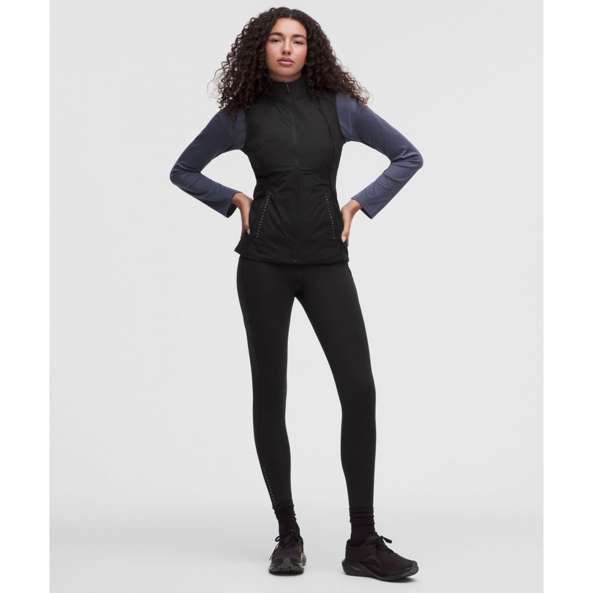 룰루레몬(LULULEMON) 다운 포 잇 올 러닝 베스트  BLK