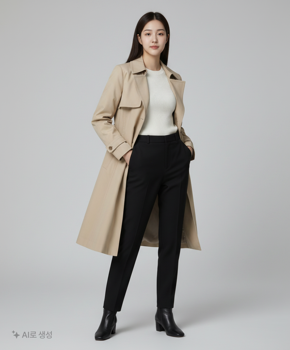 크로커다일(CROCODILE) 봄 가을 코트 M