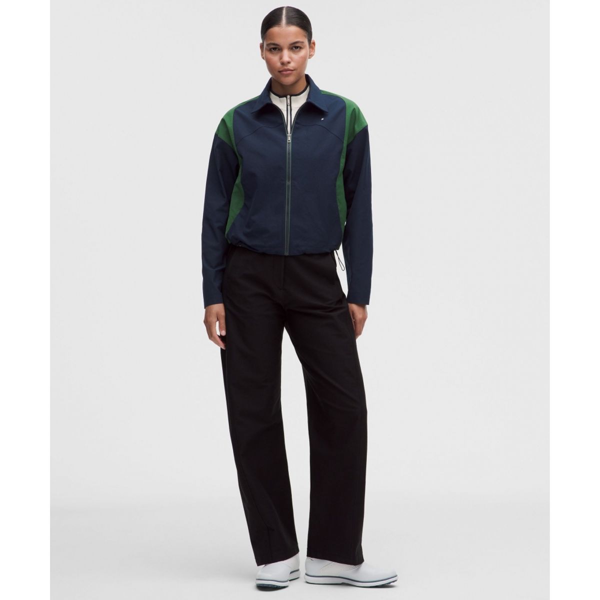 룰루레몬(LULULEMON) 칼라드 패널 골프 재킷  TRNV IVYG