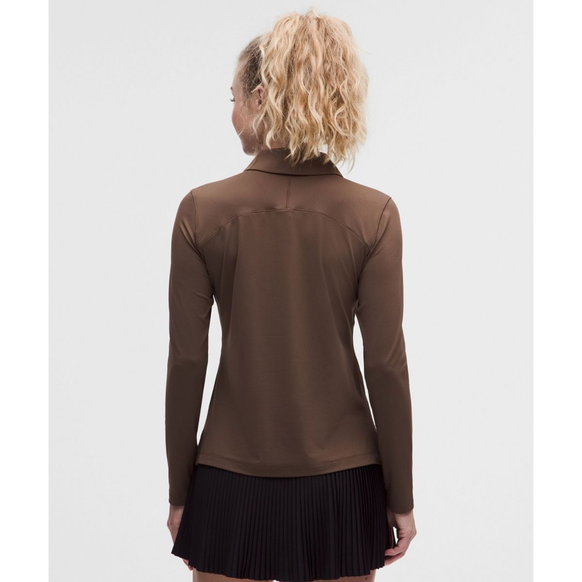 룰루레몬(LULULEMON) 퀵 드라이 롱슬리브 폴로 셔츠 *스트레이트 헴  PICN