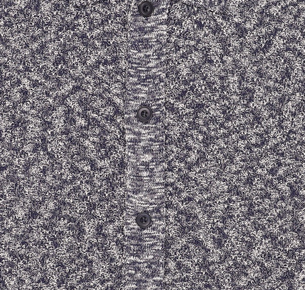 쿠어(COOR) 멀티 컬러 하프 가디건 (다크네이비) L