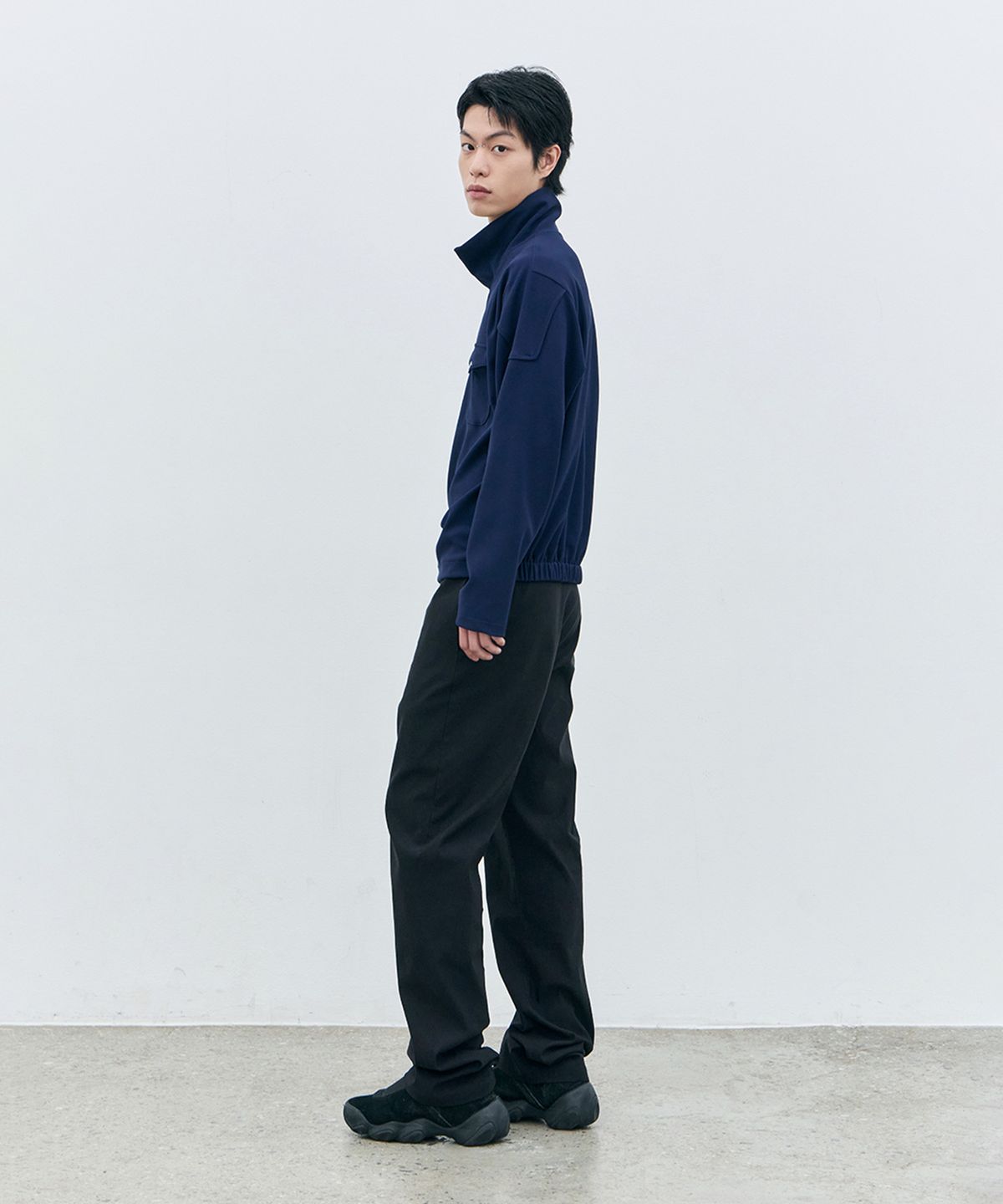 로움(ROWM) SIDE DART TECHNICAL PANTS (BLACK)