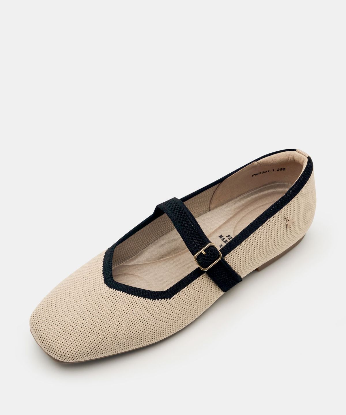 아삐에 마르슈(APIED MARCHE) [니티드 스탠다드] MOVA MJ 스퀘어토 니트 플랫 2cm -PM5001-1 (2color)