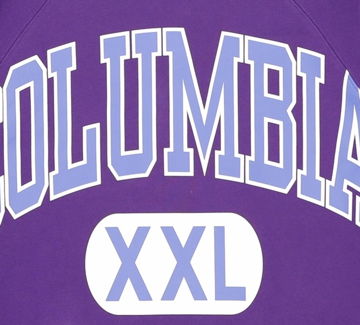 컬럼비아 유니버시티(COLUMBIA UNIVERSITY) CUT XXL LOGO OVER-FIT TERRY SWEATSHIRTS 빈티지퍼플 105