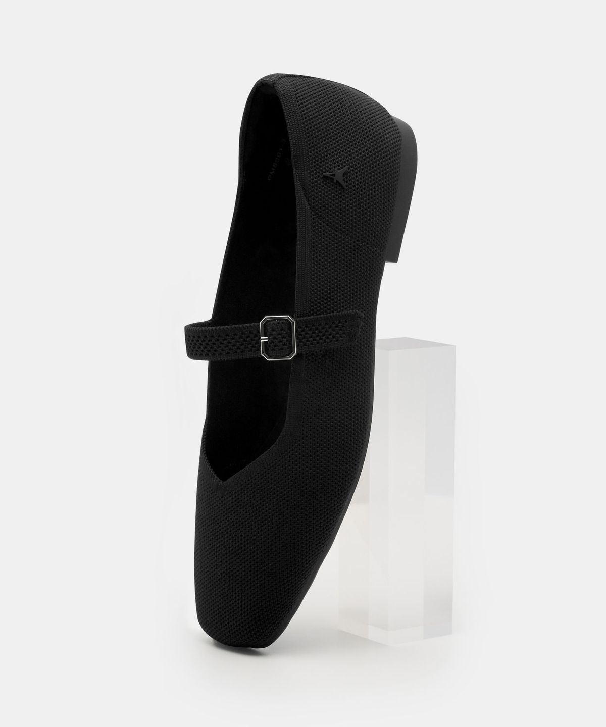 아삐에 마르슈(APIED MARCHE) [니티드 스탠다드] MOVA MJ 스퀘어토 니트 플랫 2cm -PM5001-3 (1color)