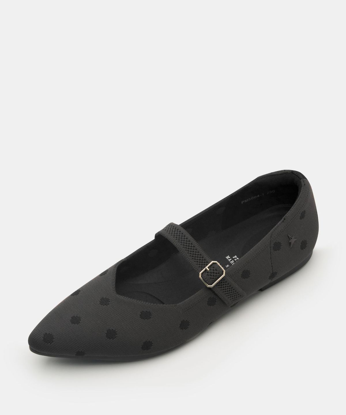 아삐에 마르슈(APIED MARCHE) [니티드 스탠다드] RELAXA MJ 포인트토 도트 니트 플랫 2.3cm -PM5004-1 (2color)