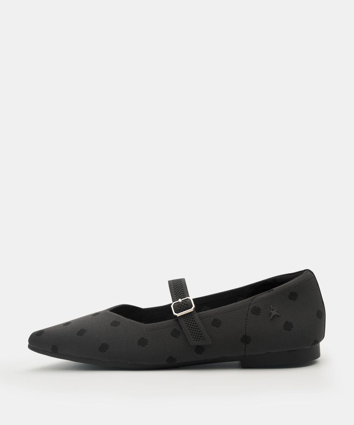 아삐에 마르슈(APIED MARCHE) [니티드 스탠다드] RELAXA MJ 포인트토 도트 니트 플랫 2.3cm -PM5004-1 (2color)