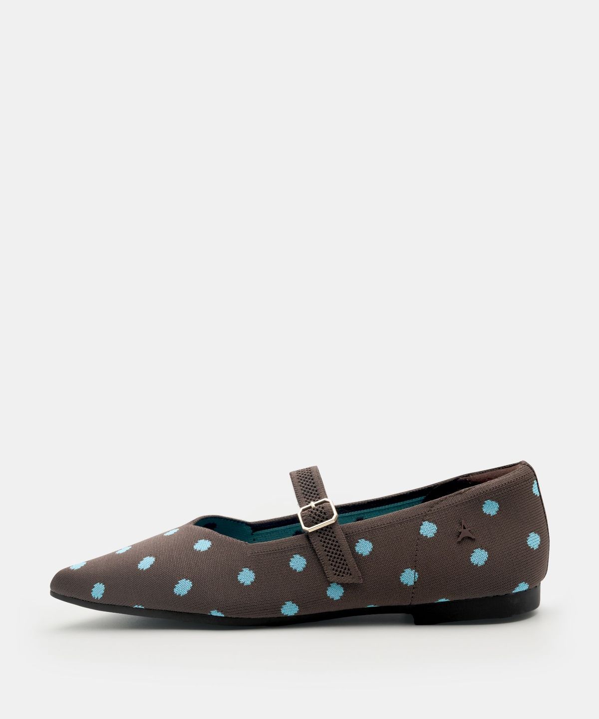 아삐에 마르슈(APIED MARCHE) [니티드 스탠다드] RELAXA MJ 포인트토 도트 니트 플랫 2.3cm -PM5004-1 (2color)
