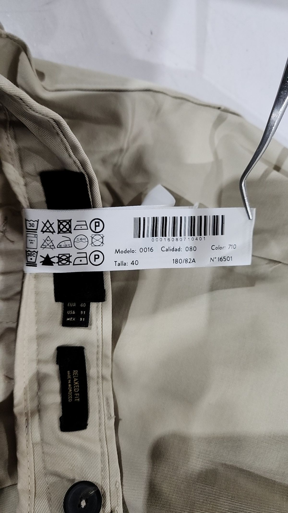 마시모두띠(Massimo dutti) 코튼 팬츠 40