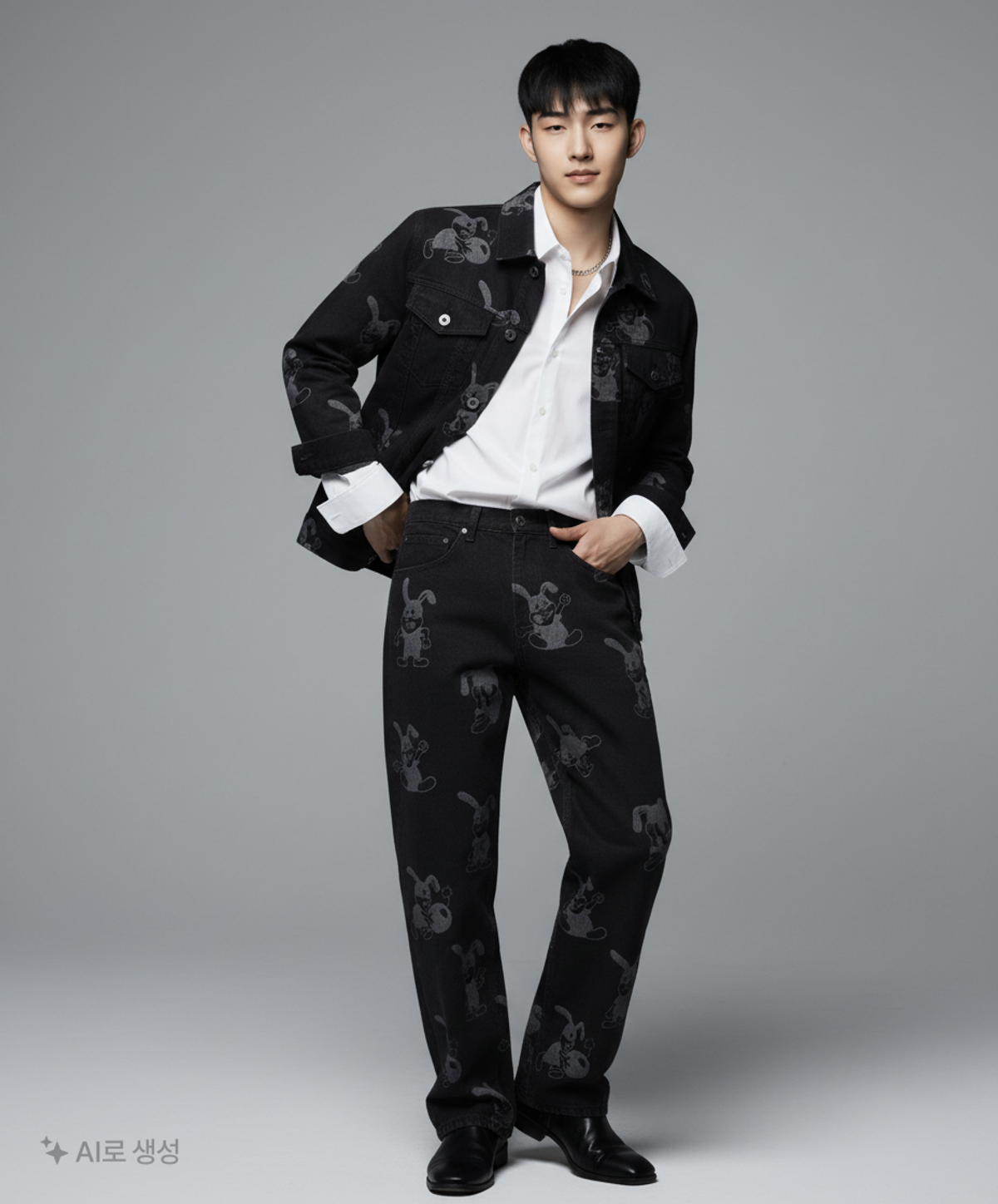 라퍼(LAUGHER) 청/데님 팬츠 28