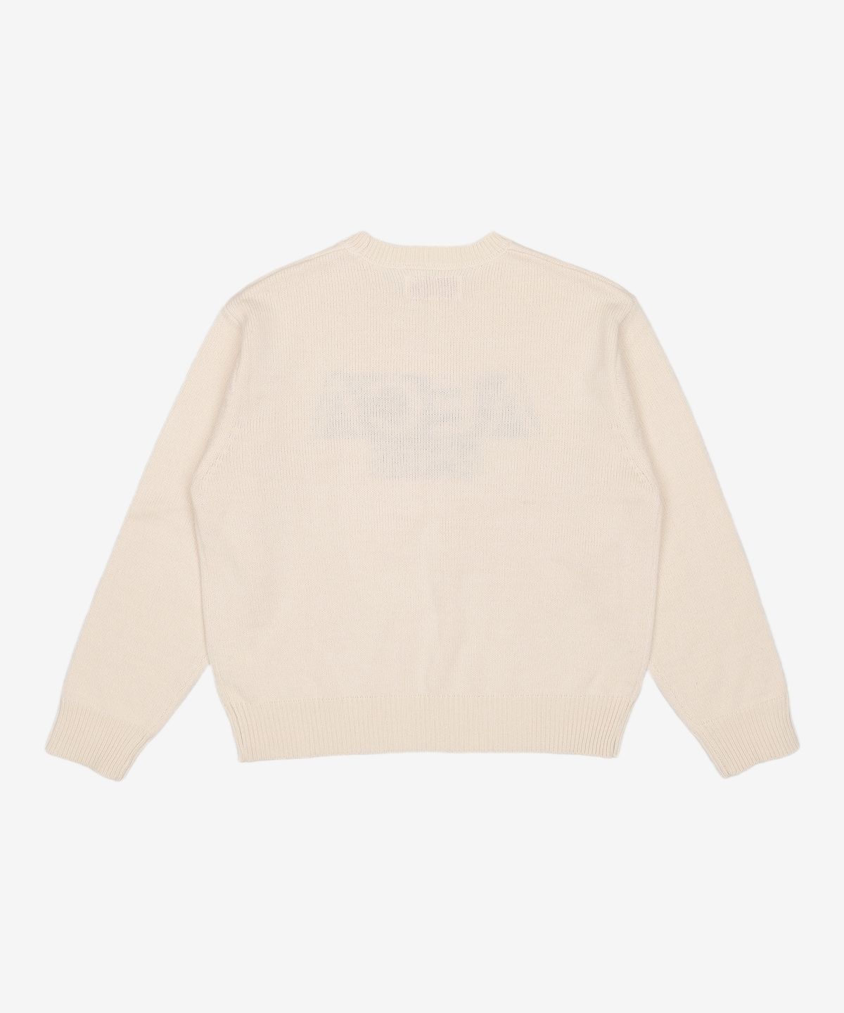 에이카화이트(AECA) AECA BIG LOGO WOOL KNIT-IVORY S