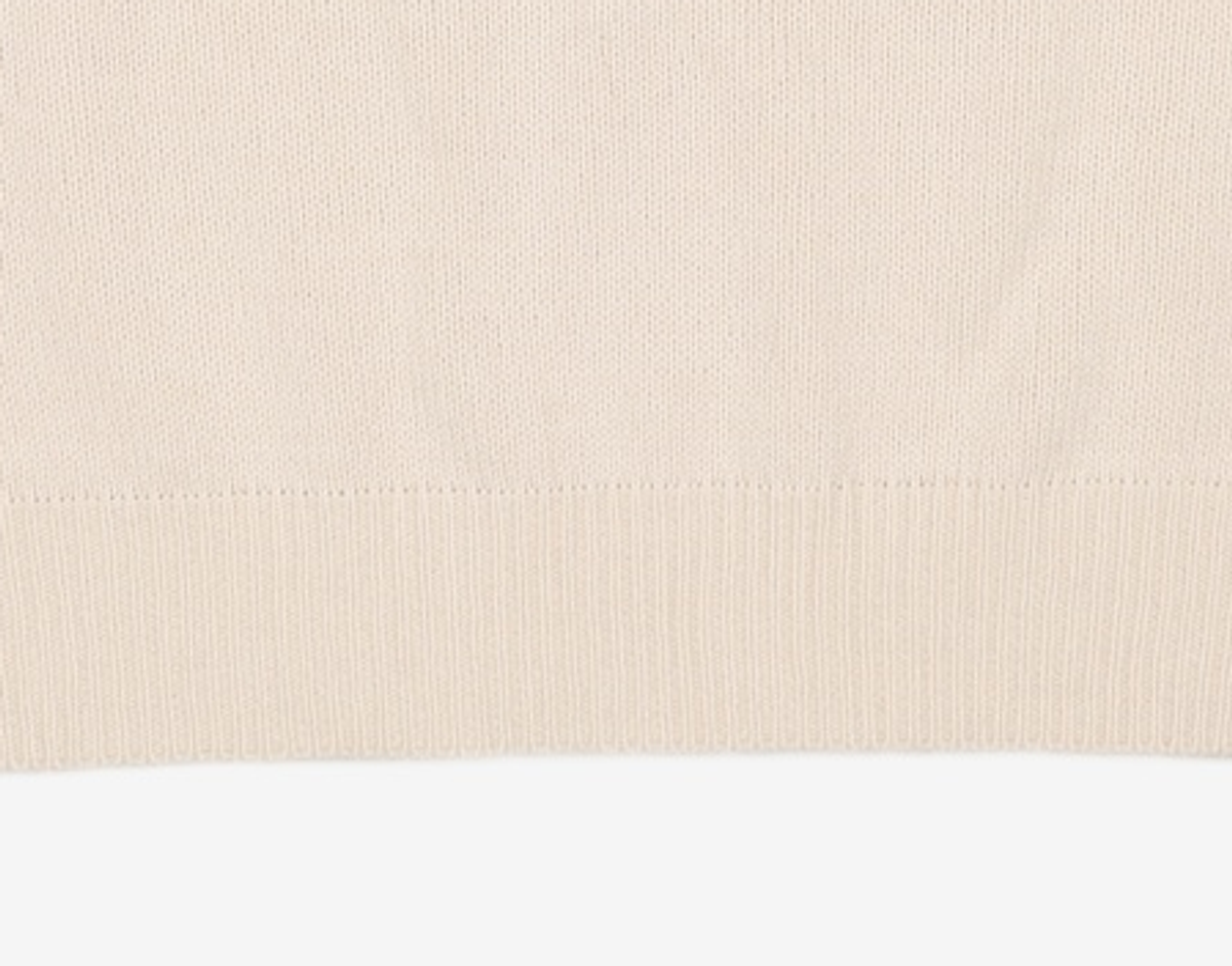 에이카화이트(AECA) AECA BIG LOGO WOOL KNIT-IVORY S