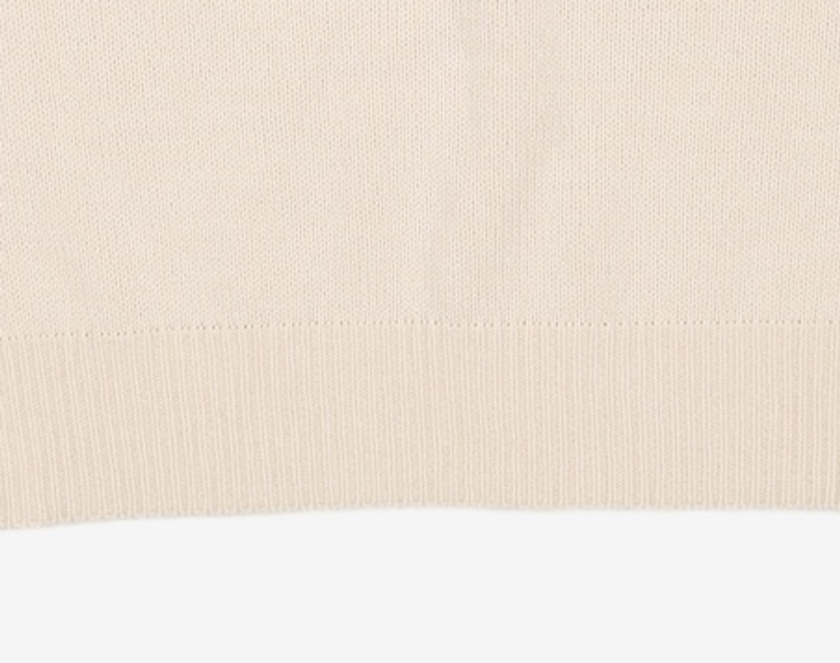 에이카화이트(AECA) AECA BIG LOGO WOOL KNIT-IVORY S