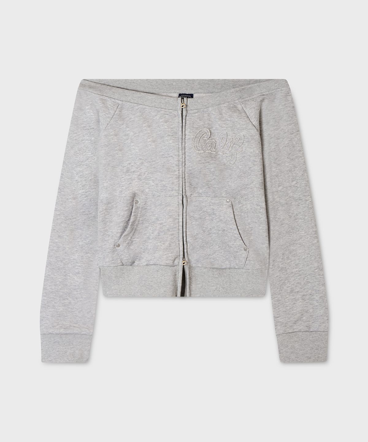 후아유(WHO.A.U) Off-Shoulder Zip-up(F) / WHMZG4993F