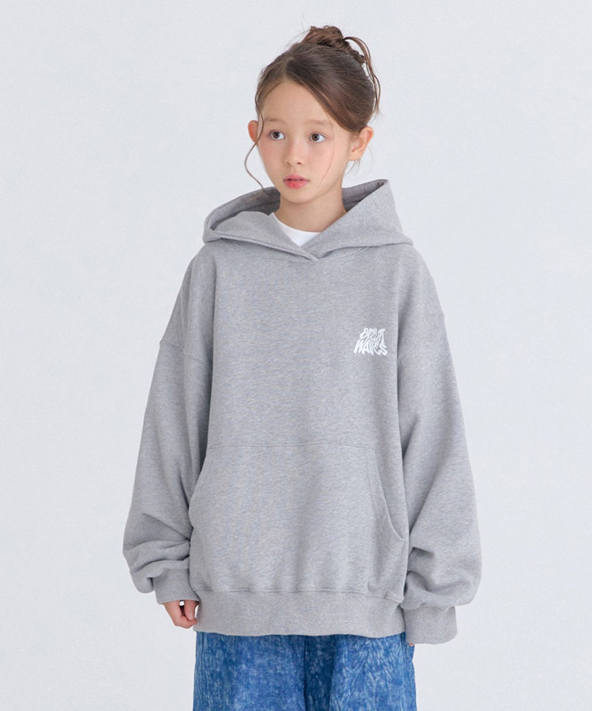 오실롯 주니어(OCELOT JUNIOR) H8 팝 웨이브 후드 (그레이)