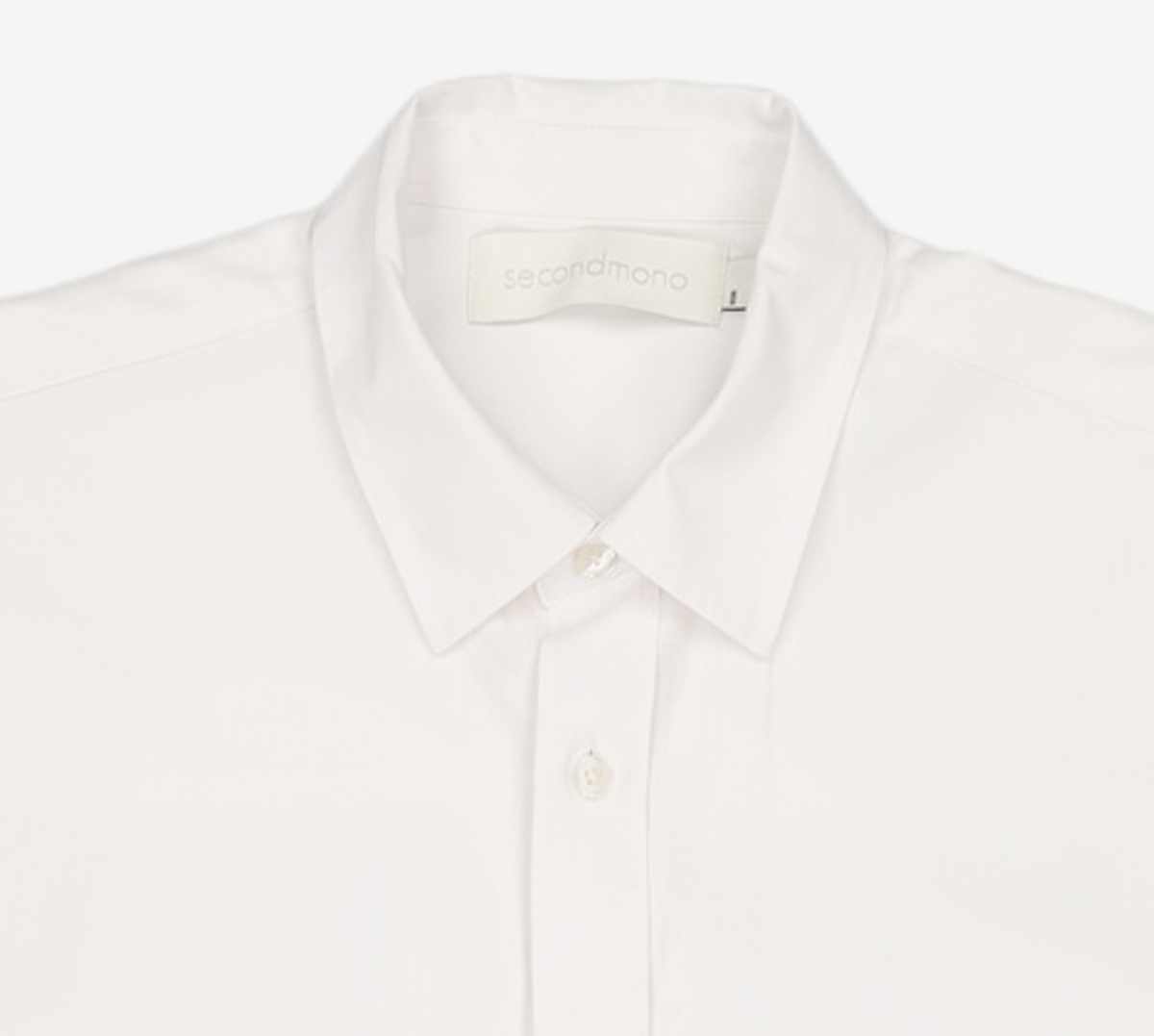 세컨모놀로그(SECONDMONO) (TIE SET)Side Slit Oversized Cotton Half Shirt [8 color]_SESH009 S