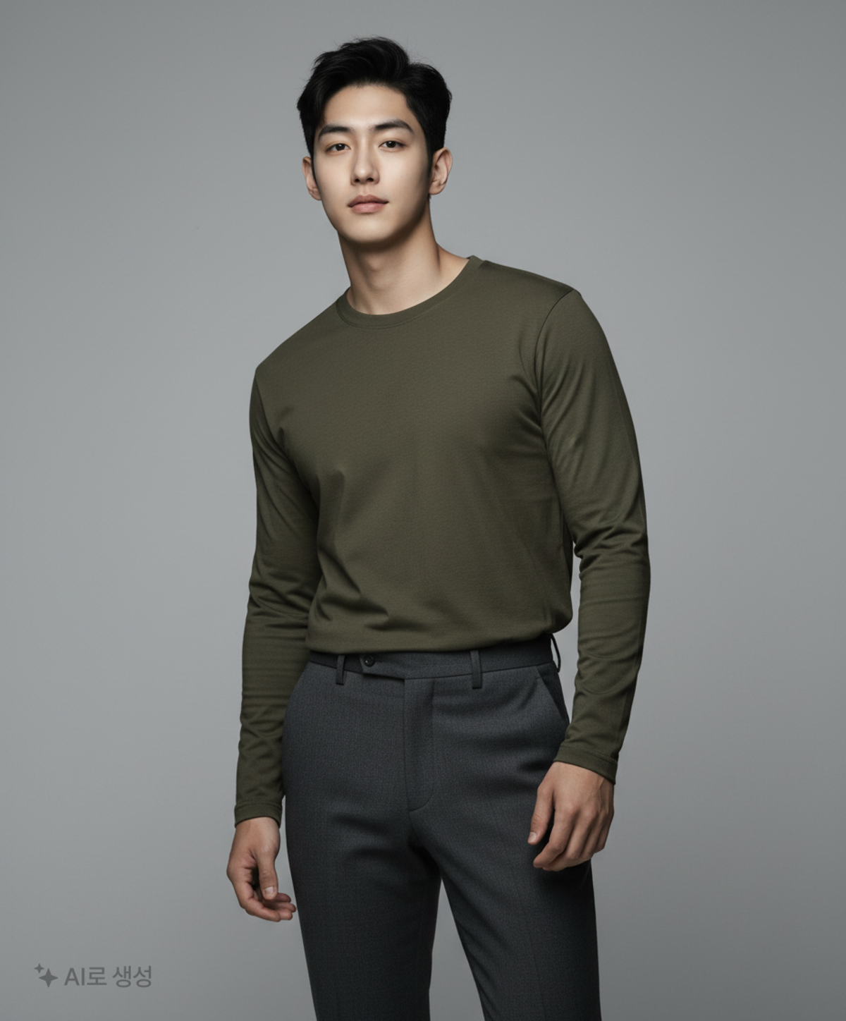 무신사 스탠다드(MUSINSA STANDARD) 긴소매 티셔츠 L